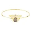 Latelita Honey Bee Bangle Bracelet Gold