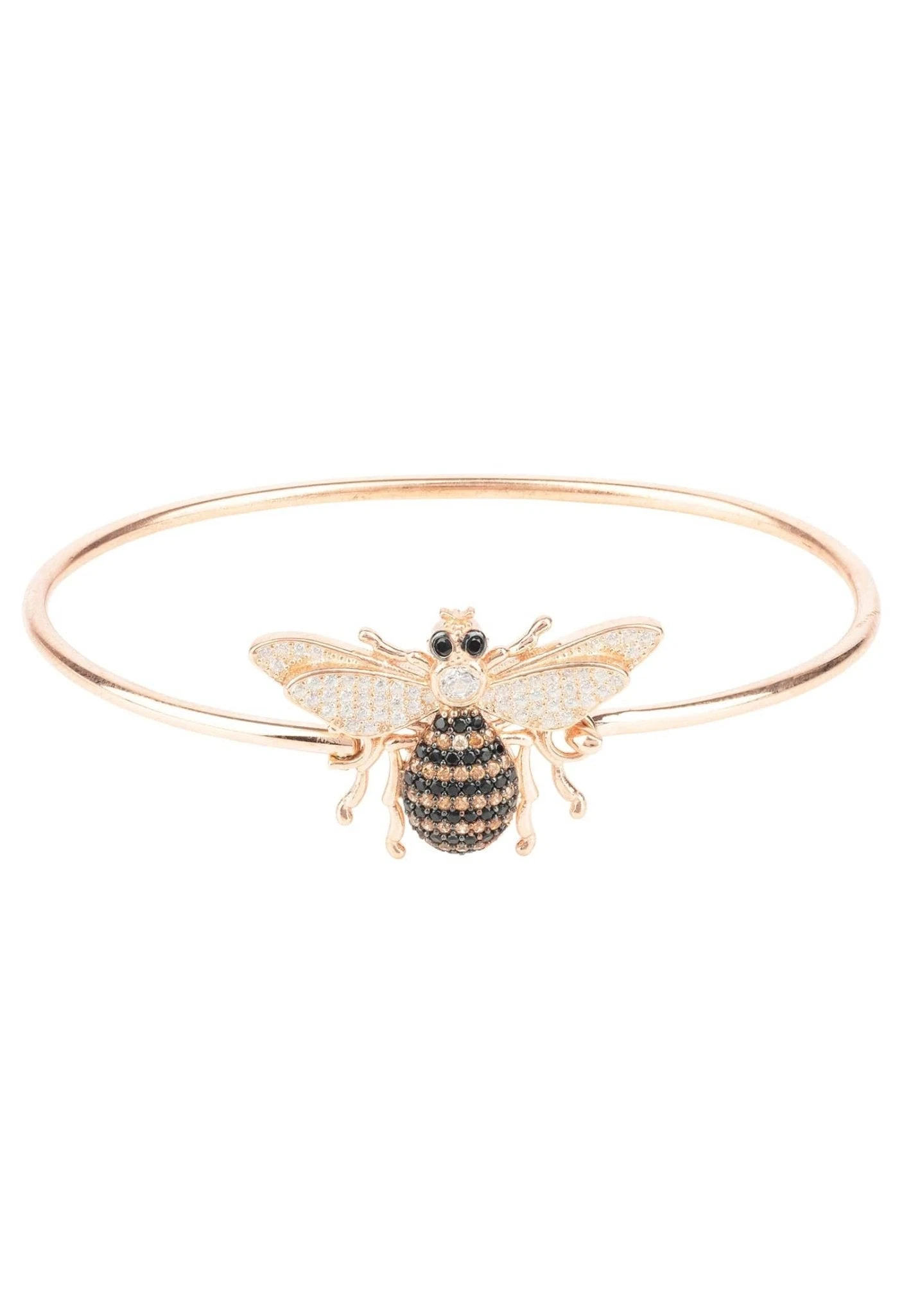 Latelita Honey Bee Bangle Bracelet Rosegold 1 Latelita Honey Bee Bangle Bracelet Rosegold