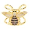 Latelita Honey Bee Cocktail Ring Adjustable Gold