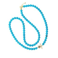 Latelita Honey Bee Turquoise Gemstone Long Necklace Gold 8 Latelita Honey Bee Turquoise Gemstone Long Necklace Gold -Ornavique Sales honey bee turquoise gemstone long necklace gold 756172