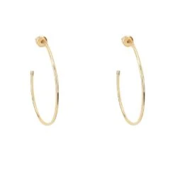 Latelita Hoop Earrings 4Cm Rosegold -Ornavique Sales hoop earrings 4cm rosegold 561107