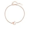 Latelita Horseshoe And Shamrock Bracelet Rosegold