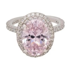 Latelita Katherine Gemstone Cocktail Ring Silver Morganite 7 Latelita Katherine Gemstone Cocktail Ring Silver Morganite -Ornavique Sales katherine gemstone cocktail ring silver morganite 104063