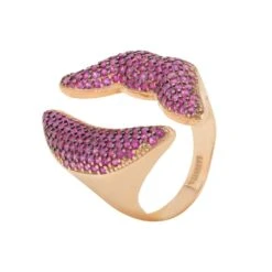 Latelita Kiss Me Lips Ring Rosegold
