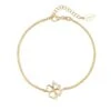 Latelita Lucky Shamrock Clover Bracelet Gold