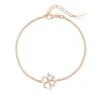 Latelita Lucky Shamrock Clover Bracelet Rosegold