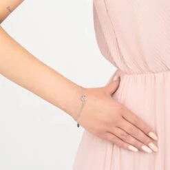 Latelita Lucky Shamrock Clover Bracelet Silver -Ornavique Sales lucky shamrock clover bracelet silver 161161