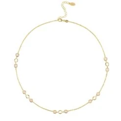 Latelita Milan Link Gemstone Necklace Gold Rose Quartz 7 Latelita Milan Link Gemstone Necklace Gold Rose Quartz -Ornavique Sales milan link gemstone necklace gold rose quartz 286442