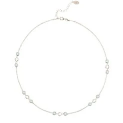 Latelita Milan Link Gemstone Necklace Silver Blue Topaz 7 Latelita Milan Link Gemstone Necklace Silver Blue Topaz -Ornavique Sales milan link gemstone necklace silver blue topaz 737577