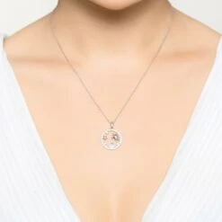 Latelita Oceania Pendant Necklace Silver 5 Latelita Oceania Pendant Necklace Silver -Ornavique Sales oceania pendant necklace silver 406673