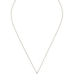 Latelita Open Clover Flower Gemstone Necklace Rosegold Pink Tourmaline -Ornavique Sales open clover flower gemstone necklace rosegold pink tourmaline 801074