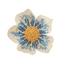 Latelita Pansy Flower Blue Ring Gold 6 Latelita Pansy Flower Blue Ring Gold -Ornavique Sales pansy flower blue ring gold 146182