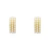 Latelita Pearly Queen Hoop Earrings Gold