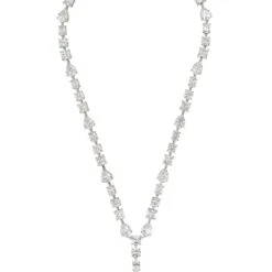 Latelita Penelope Lemon Topaz Statement Necklace Silver -Ornavique Sales penelope lemon topaz statement necklace silver 275285