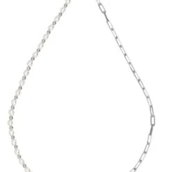 Latelita Petite Pearl Strand Necklace Silver -Ornavique Sales petite pearl strand necklace silver 591029