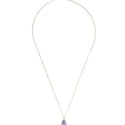 Latelita Pisa Mini Teardrop Necklace Rosegold Amethyst -Ornavique Sales pisa mini teardrop necklace rosegold amethyst 448140