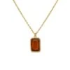 Latelita Portofino Necklace Gold Citrine