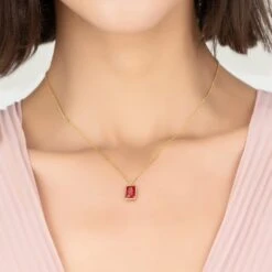 Latelita Portofino Necklace Gold Garnet -Ornavique Sales portofino necklace gold garnet 160720