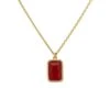 Latelita Portofino Necklace Gold Garnet