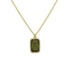 Latelita Portofino Necklace Gold Peridot