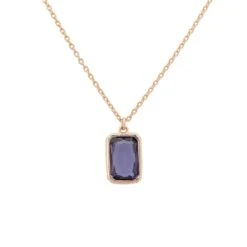 Latelita Portofino Necklace Rosegold Amethyst