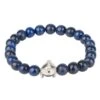 Latelita Roman Spartan Warrior Gemstone Bracelet Lapis Lazuli Silver