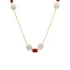 Latelita Sicily 120Cm Necklace Gold Garnet