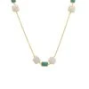 Latelita Sicily 120Cm Necklace Gold Turquoise