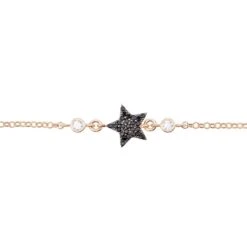 Latelita Star Lucky Bracelet Black Rosegold -Ornavique Sales star lucky bracelet black rosegold 211954
