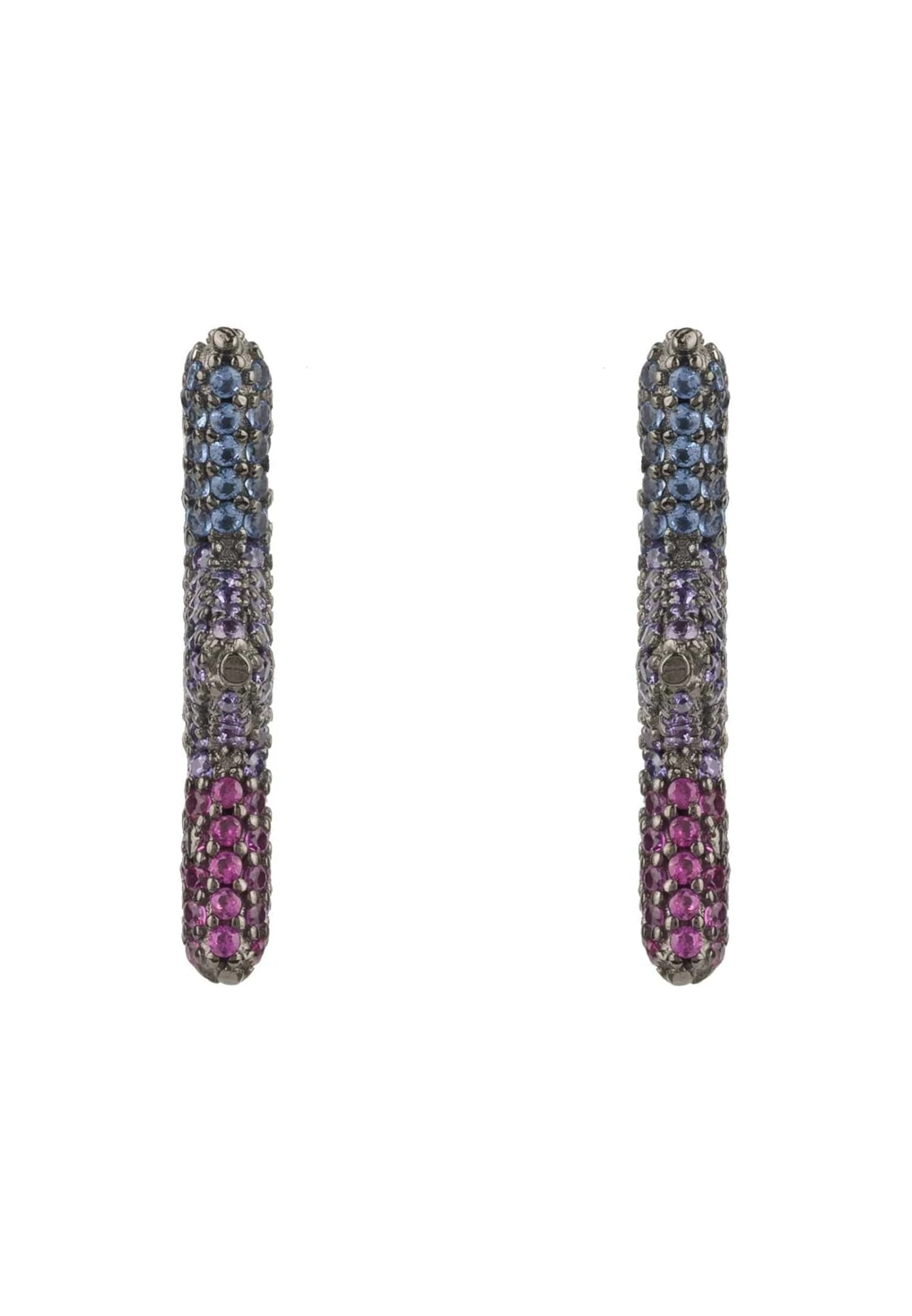 Latelita Star Single Multi Coloured Earring Oxidised 3 Latelita Star Single Multi Coloured Earring Oxidised - Image 3