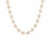 Latelita Star Strand Choker Necklace Rosegold