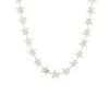 Latelita Star Strand Choker Necklace Silver