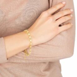 Latelita Star Strand Tennis Bracelet Gold 7 Latelita Star Strand Tennis Bracelet Gold -Ornavique Sales star strand tennis bracelet gold 236488