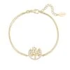 Latelita Tree Of Life Open Circle Bracelet Gold