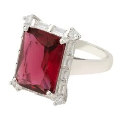 Latelita Tudor Silver Ring Ruby -Ornavique Sales tudor silver ring ruby 386957