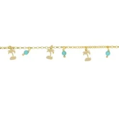 Latelita Turquoise Palm Tree Gemstone Bracelet Gold 6 Latelita Turquoise Palm Tree Gemstone Bracelet Gold -Ornavique Sales turquoise palm tree gemstone bracelet gold 117835