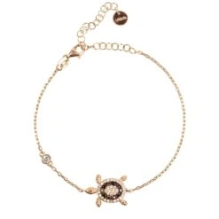 Latelita Turtle Chocolate Bracelet Pink Rosegold 7 Latelita Turtle Chocolate Bracelet Pink Rosegold -Ornavique Sales turtle chocolate bracelet pink rosegold 786007