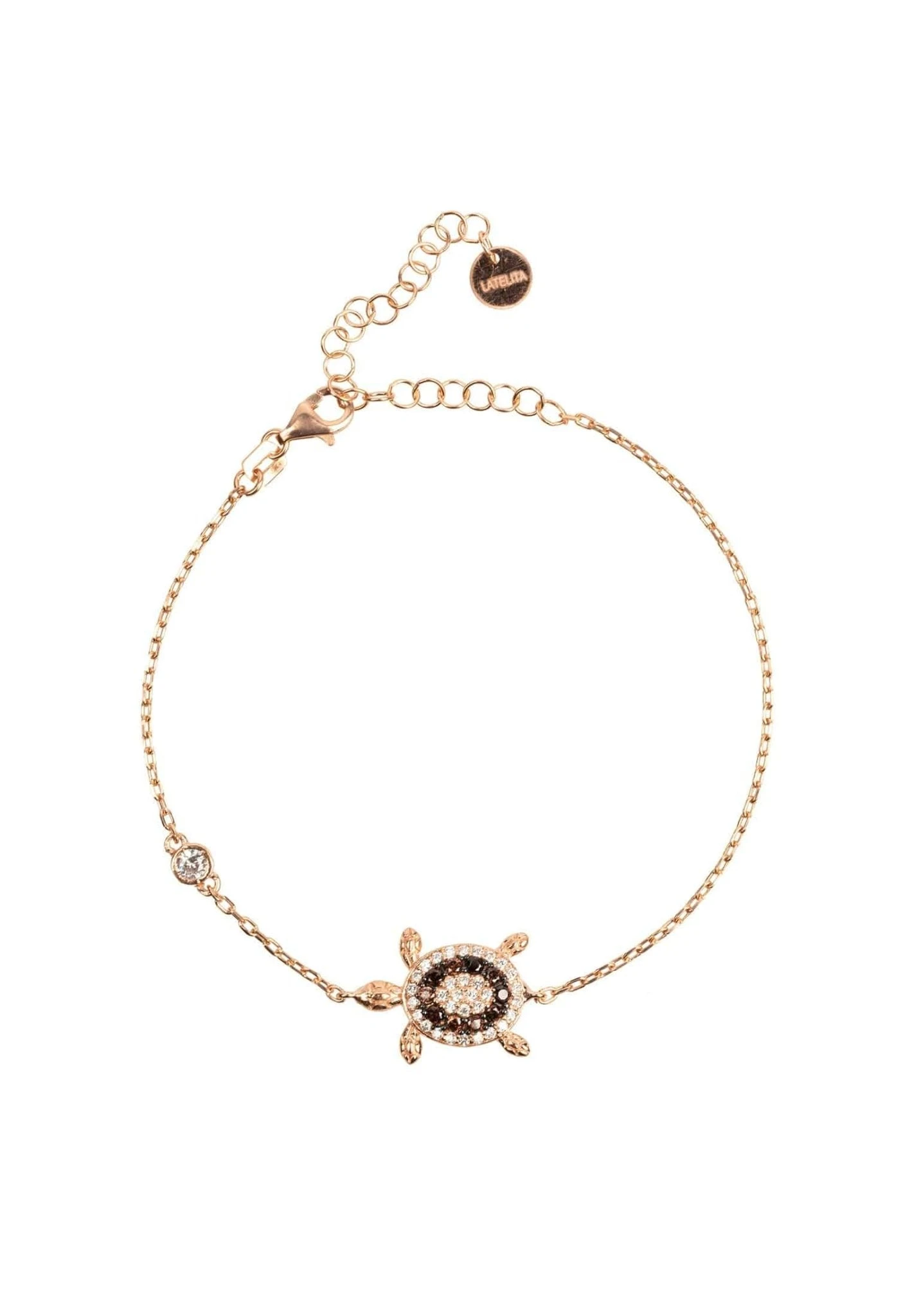 Latelita Turtle Chocolate Bracelet Pink Rosegold 3 Latelita Turtle Chocolate Bracelet Pink Rosegold - Image 3