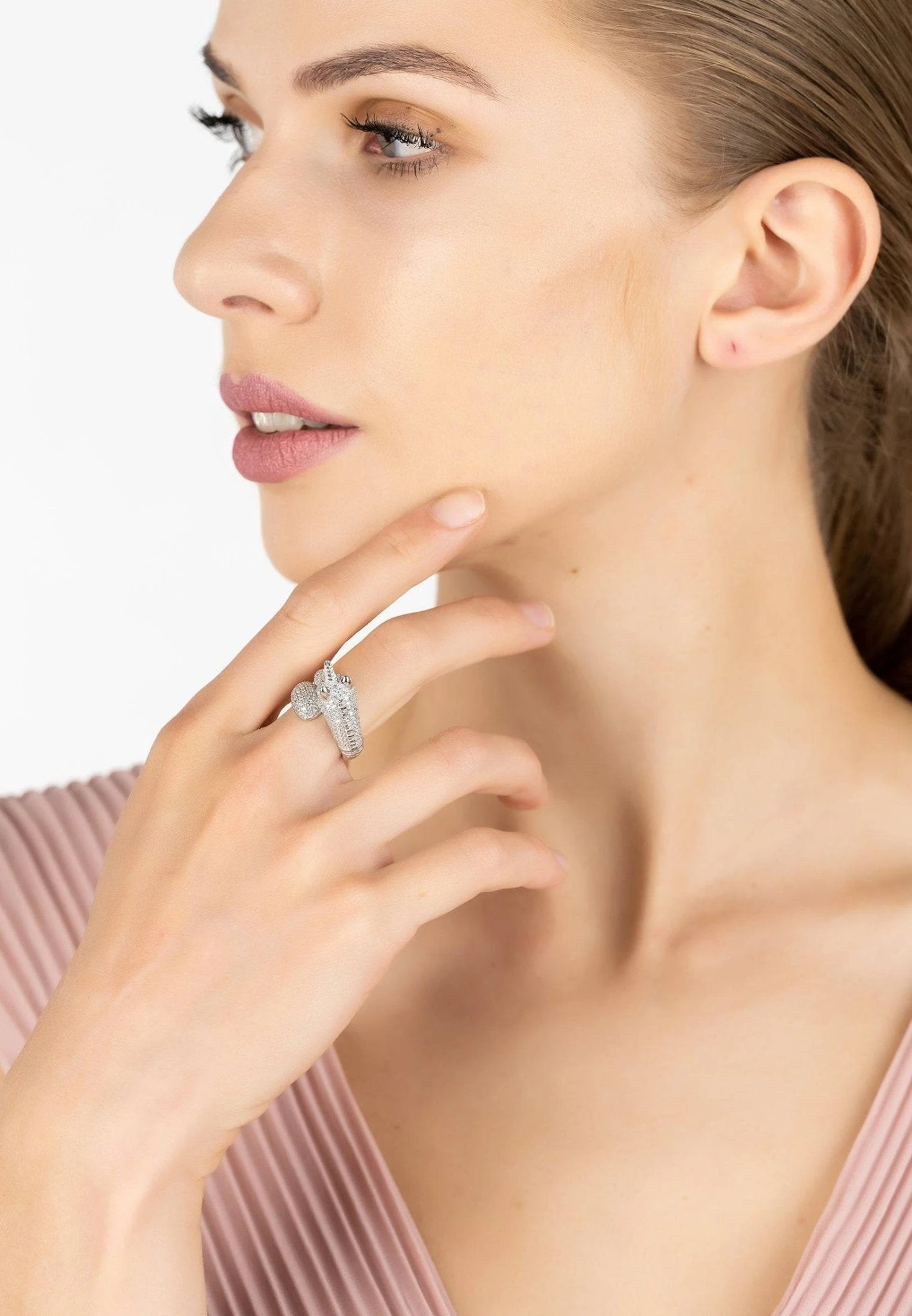 Latelita Unicorn Sparkling Ring Silver 4 Latelita Unicorn Sparkling Ring Silver - Image 4