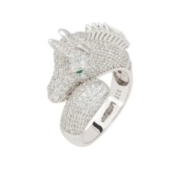 Latelita Unicorn Sparkling Ring Silver