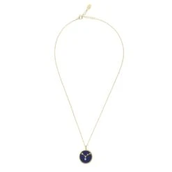 Latelita Zodiac Lapis Lazuli Gemstone Star Constellation Pendant Necklace Gold Cancer -Ornavique Sales zodiac lapis lazuli gemstone star constellation pendant necklace gold cancer 487955
