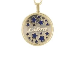 Latelita Zodiac Lapis Lazuli Gemstone Star Constellation Pendant Necklace Gold Libra -Ornavique Sales zodiac lapis lazuli gemstone star constellation pendant necklace gold libra 664870