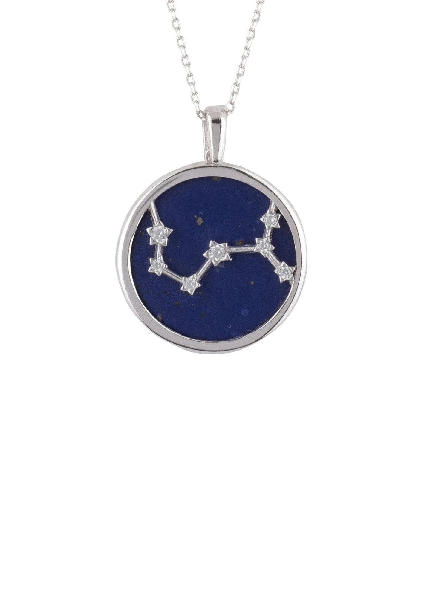 Latelita Zodiac Lapis Lazuli Gemstone Star Constellation Pendant Necklace Silver Scorpio 1 Latelita Zodiac Lapis Lazuli Gemstone Star Constellation Pendant Necklace Silver Scorpio