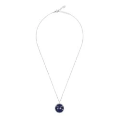 Latelita Zodiac Lapis Lazuli Gemstone Star Constellation Pendant Necklace Silver Virgo -Ornavique Sales zodiac lapis lazuli gemstone star constellation pendant necklace silver virgo 672579
