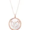 Latelita Zodiac Mother Of Pearl Gemstone Star Constellation Pendant Necklace Capricorn